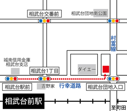 アクセスマップ北口院